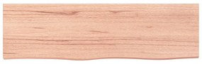Prateleira de parede 100x30x(2-4) cm carvalho tratado castanho