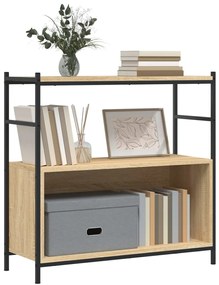 Estante 80x30x78,5 cm derivados madeira/ferro carvalho sonoma