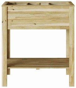 Estante de Plantas para Jardim 85x46x94 cm, em Madeira de Pinheiro Tra