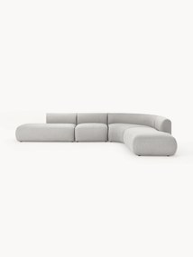 Sofá de canto modular XL em bouclé Sofia