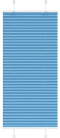 Plissado Cego Azul 60x150 cm Largura Tecido 59,4 cm Poliéster