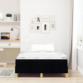 Cama Box Preto, Marrom 120 x 190 cm