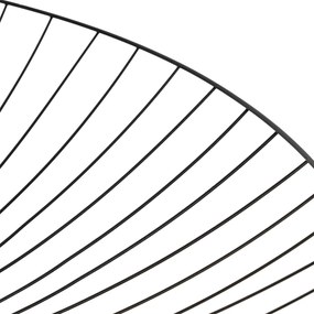 Candeeiro de suspensão design preto 66cm - Pua Design