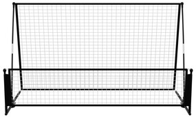 Baliza de futebol com ressalto 2 em 1 202x104x120 cm aço