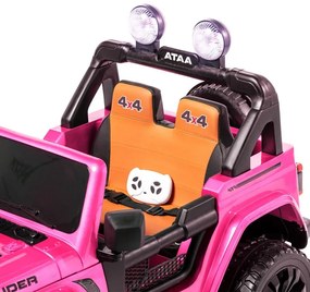 JIPE ELÉTRICO INFANTIL RAIDER 12V 4X4 ROSA