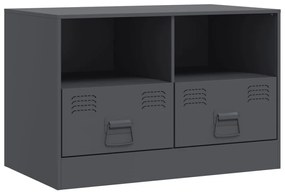 Móveis de TV 2 pcs 67x39x44 cm aço antracite