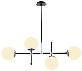 Chandelier My Legend – Preto e Branco – 90 x 15 cm