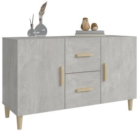 Aparador 100x36x60 cm derivados de madeira cinzento cimento