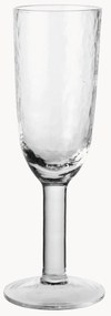 Copos de champanhe artesanais Hammered, 4 uni.