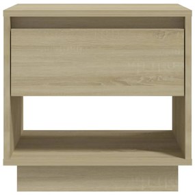 Mesas de cabeceira 2 pcs derivados de madeira carvalho sonoma