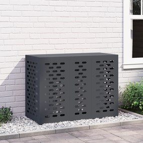 vidaXL Capa de Ar Condicionado Antracite 110 x 50 x 80 cm de Aço