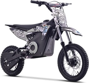 Mota Elétrica Infantil WOLF-E 1000W 36V com Bateria de Lítio, 3 Velocidades e Travões de Disco – Preta