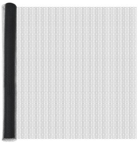 Cerca Hexagonal vidaXL Cinza 1,6x50 m Aço, Postes de Cerca vidaXL com