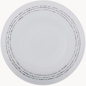 Pratos de jantar em porcelana Basic, conjunto de 4