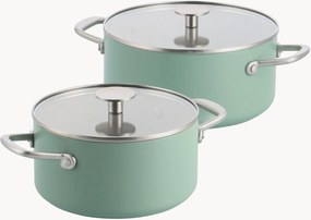 Panelas de cozinha com revestimento antiaderente com tampas Advanced Forged Aluminium, conjunto de 4