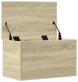 Caixa de arrumação 60x35x35 cm deriv. madeira carvalho sonoma