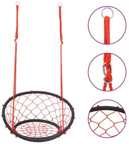 vidaXL Cadeira de baloiço em rede 60 cm
