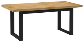 Mesa de jantar NOAIN pernas forma U 180x90x75 cm pinho maciço