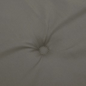 Almofadão banco jardim 120x50x7cm mesclado tecido cinza-escuro