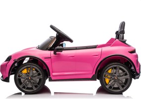 Carro Infantil bateria 12V Porsche Taycan Rosa