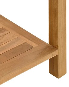 Aparador Castanho 110 x 40 x 45 cm Madeira de teca sólida