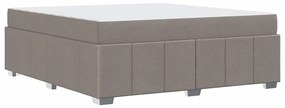 Estrutura da Cama Cinzento-acastanhado 180 x 200 cm tecido