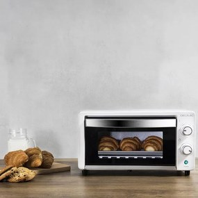 Mini forno elétricoBake&Toast 1090 White multifunção 10 litros de capacidade e porta com vidro duplo