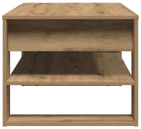Mesa de centro vidaXL em Carvalho Artesanal 102x55x45 cm em Madeira de