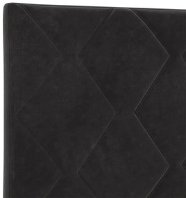 Cabeceira vidaXL Design Blocos de Diamante Preto 200 cm Veludo
