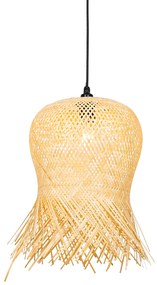 Candeeiro de teto exterior oriental bambu IP44 - Carlos