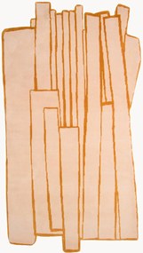 Tapete em lã artesanal Contour