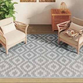 Tapete de exterior 160x230 cm ARAKIL PP cinzento
