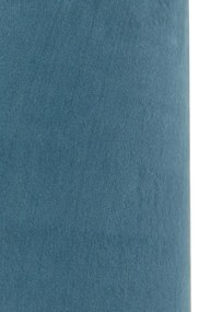 Abajur veludo azul 35/35/20 com interior dourado