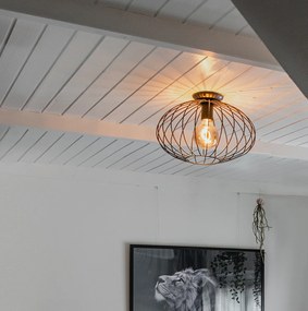 Candeeiro de Teto Inteligente Preto Incl. Wifi G95 - Margarita