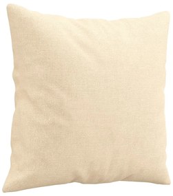 Almofadas decorativas 2 pcs 40x40 cm tecido cor creme