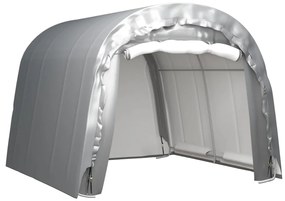 Tenda de armazenamento 300x300 cm aço cinzento