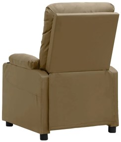 Cadeira de massagens couro artificial cappuccino