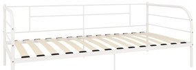 Estrutura sofá-cama 90x200 cm metal branco