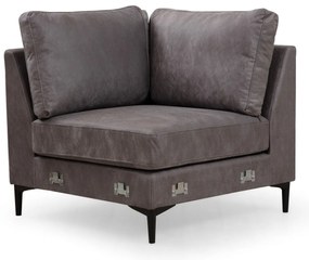 Sofá de Canto Porto Corner – Antracite – 155 cm x 314 cm x 200 cm