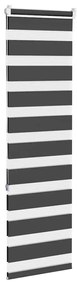 Cortina de zebra 40x150 cm largura do tecido 35,9 cm poliéster