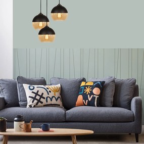 Chandelier Camini – Preto Mel – 45 cm