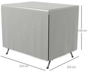 Capa Protetora para Baloiço de Jardim de 3 Lugares 215x155x150 cm Impe