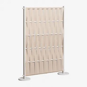 Pacote De 2 Telas De Jardim Em Alumínio E Corda Tunas Beige De Amêndoa & 105 X 150 Cm - Sklum