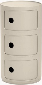 Armário de design Componibili, 3 elementos, Alt 59 cm