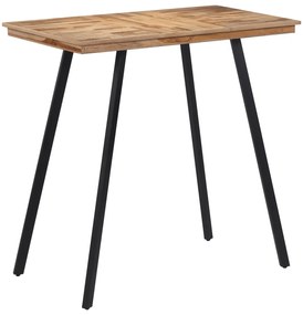 Mesa de bar 110x55x105 cm madeira de teca maciça