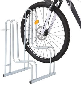 Suporte independente para 2 bicicletas aço galvanizado