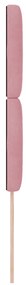 Cabeceira vidaXL com Botão de Cristal Tufted Rosa 90 cm de Veludo, Cab