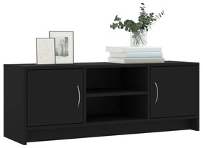 Móvel de TV Sami de 102cm com 2 Portas - Preto - Design Minimalista