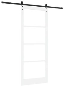 Porta Deslizante vidaXL com Conjunto de Ferragens 'ORKDAL'Branca 93x23