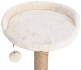 Árvore para gatos c/ postes arranhadores 123 cm erva marinha